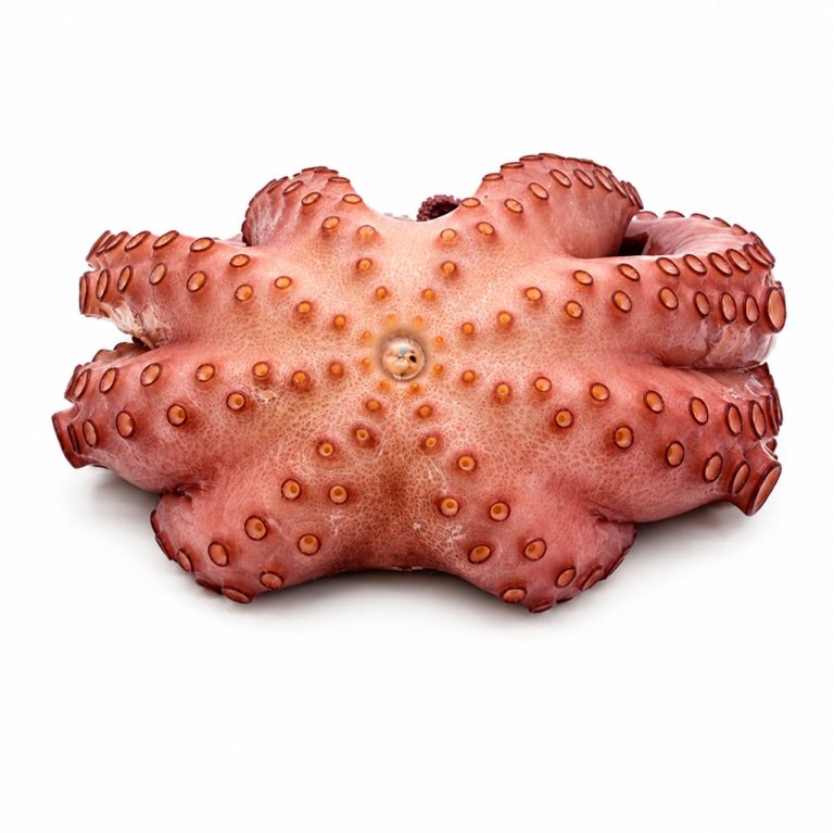 Pulpo fresco entero, marisco de textura firme ideal para parrilla, ensaladas y recetas de mar.