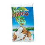 Extracto de coco Cocos Marth S.A.S. de 250 ml en bolsa sellada. Producto 100 % colombiano, sin grasas trans, sobre fondo blanco.